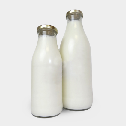 Glass Milk Bottles