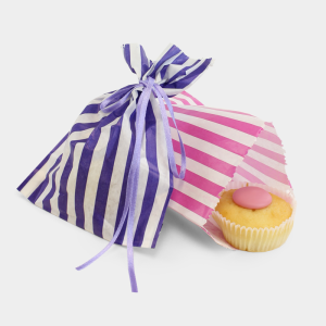 Candy Bag | Pink / Blue Candy Stripe Bags