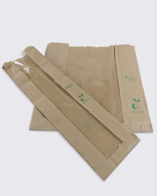 BIO Film Front bags 8 x 8"