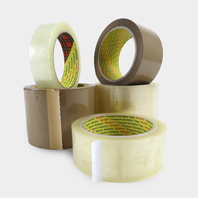Brown 3M Hotmelt Polypropylene Tape 75mm