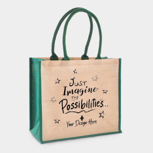 Plain Juco Bags: Two Sizes