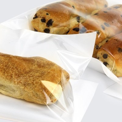 Greaseproof (Pearlised) Film Front Bags 175 x 175mm (7 x 7")