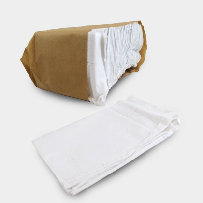 1-Ply (Single) White Napkins