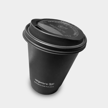 Black Vegware Coffee Cups