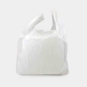White Vest Carrier Bags