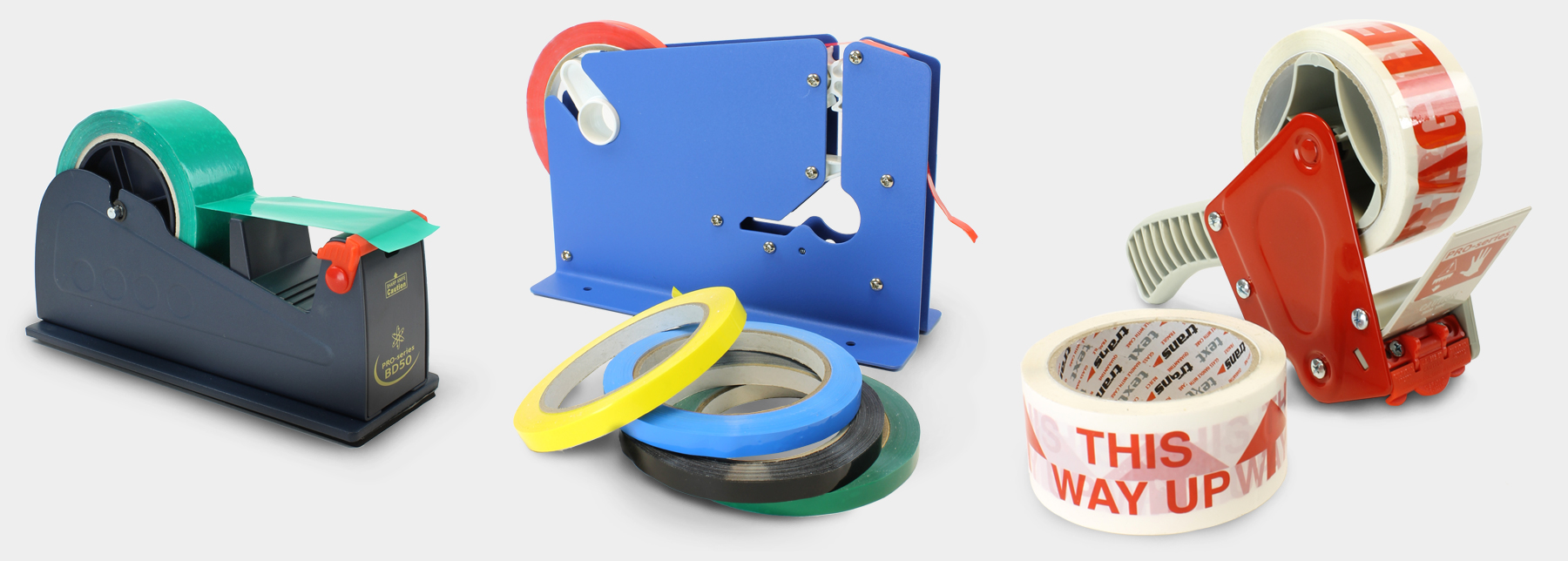 Tape Dispensers and Neck Sealers