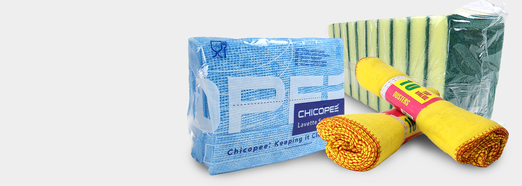 Sponges, Cloths and Wipes