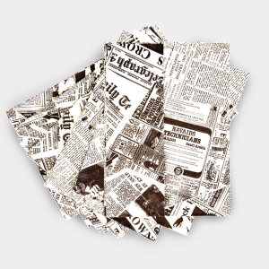 Newspaper Print Greaseproof Paper