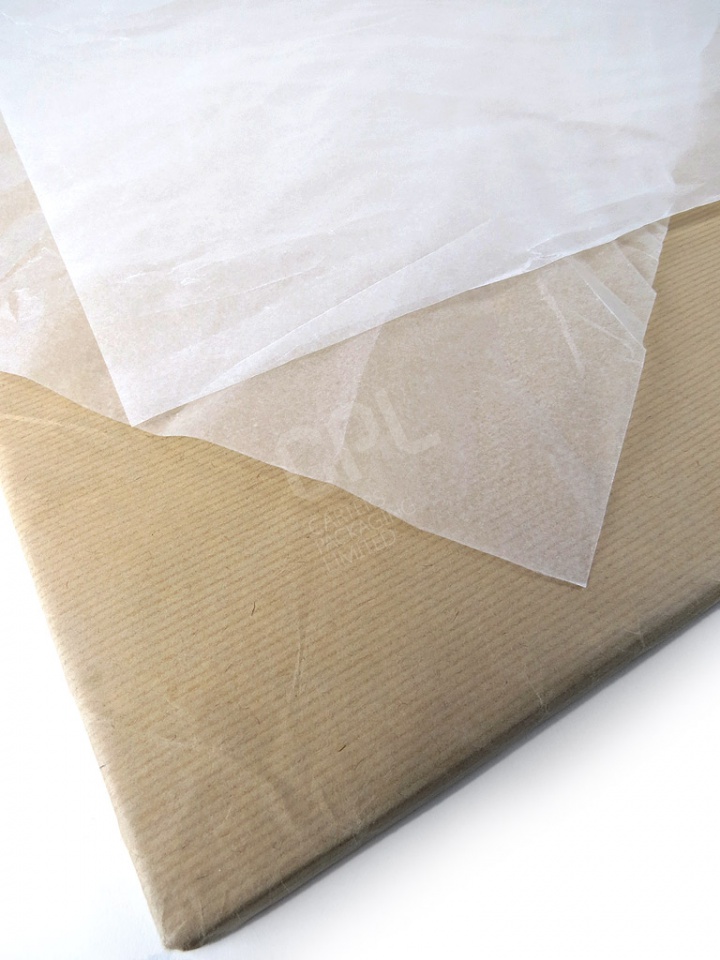 Kraft Waxed Tissue Paper 20 x 30 - Waxed Tissue Paper