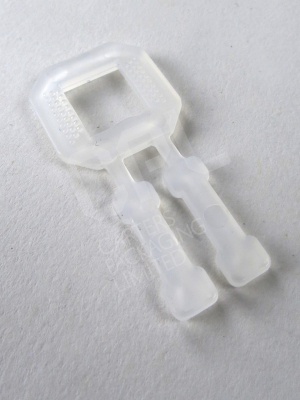 Clear Plastic 12mm Strapping Buckle