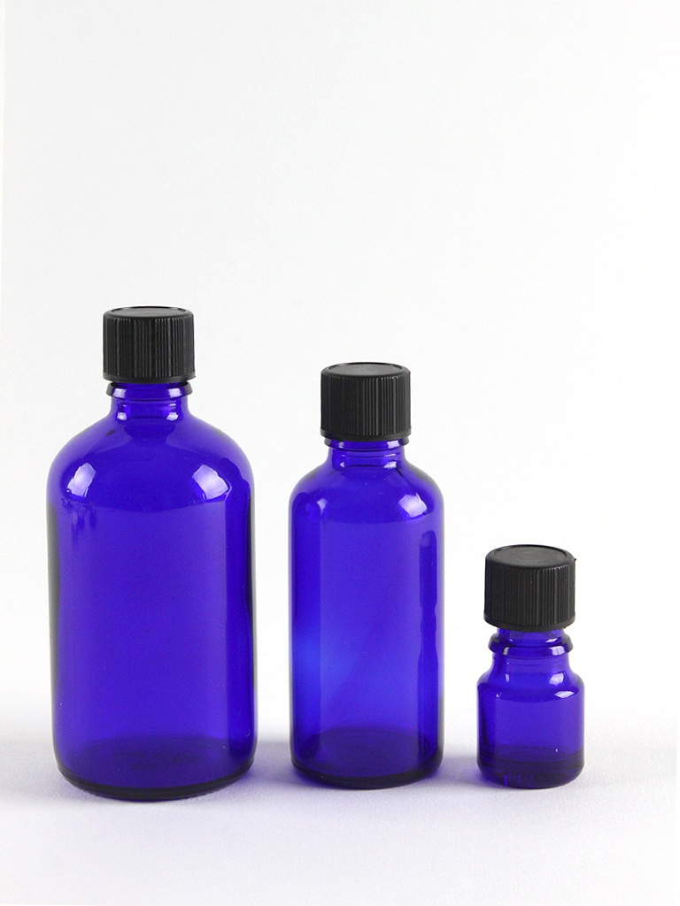 Blue Aromatherapy Bottles