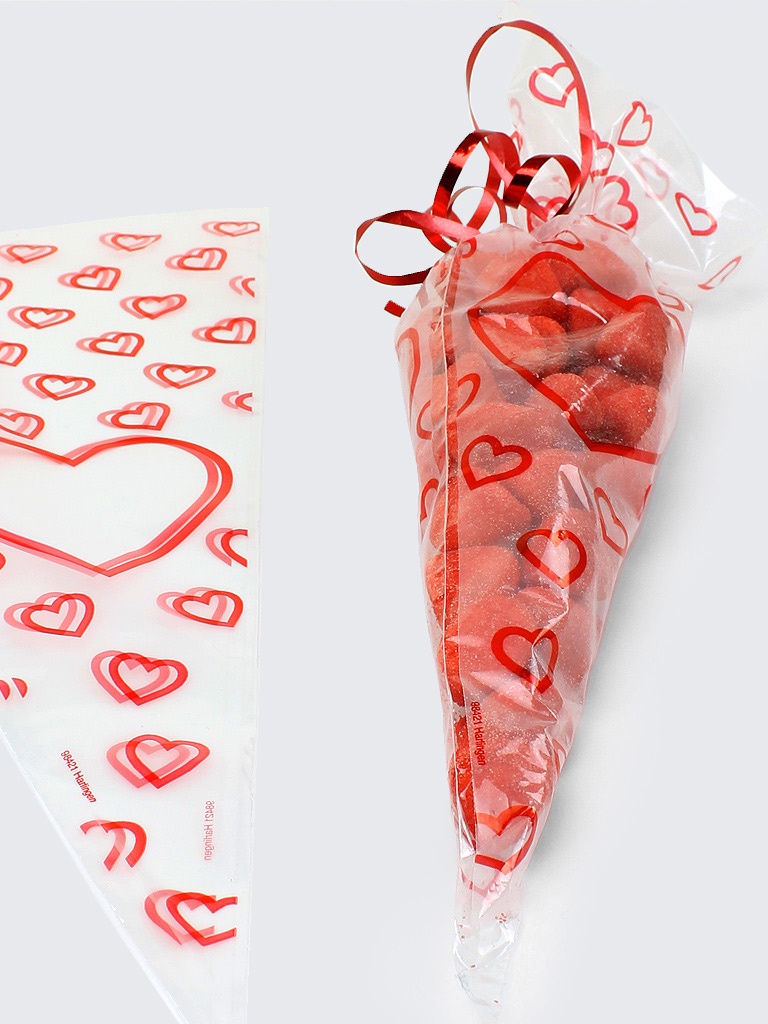 Sweet Cones Plastic Candy Cone Bags
