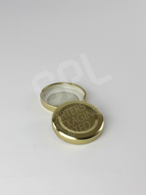 48mm Gold jar lid