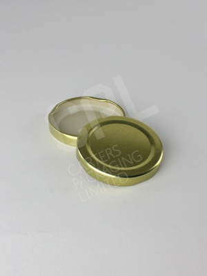 53mm Gold Jar Lid