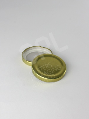 58mm Gold Jar Lid