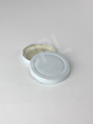 63mm White Twist-Off Jar Lid