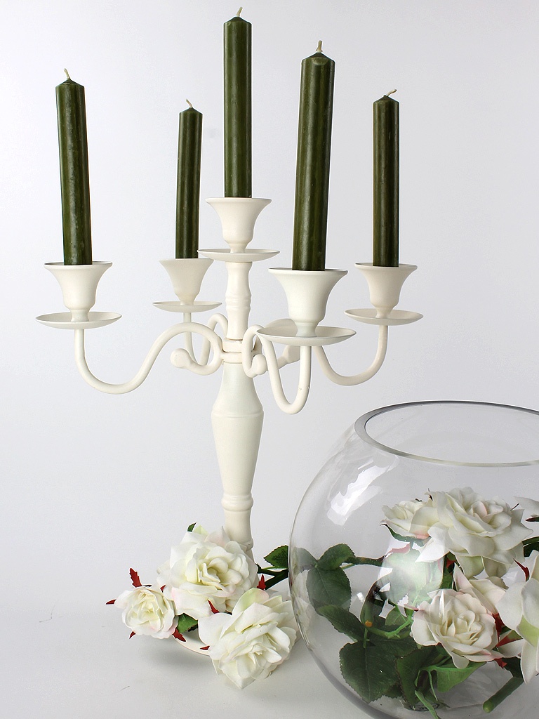 Vintage Candle Holder (Cream 5 Arm Candelabra)
