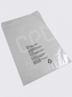 Printed Warning Notice on Polypropylene Bags