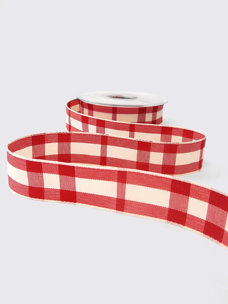 Ribbons | Rustic Red Tartan Ribbon