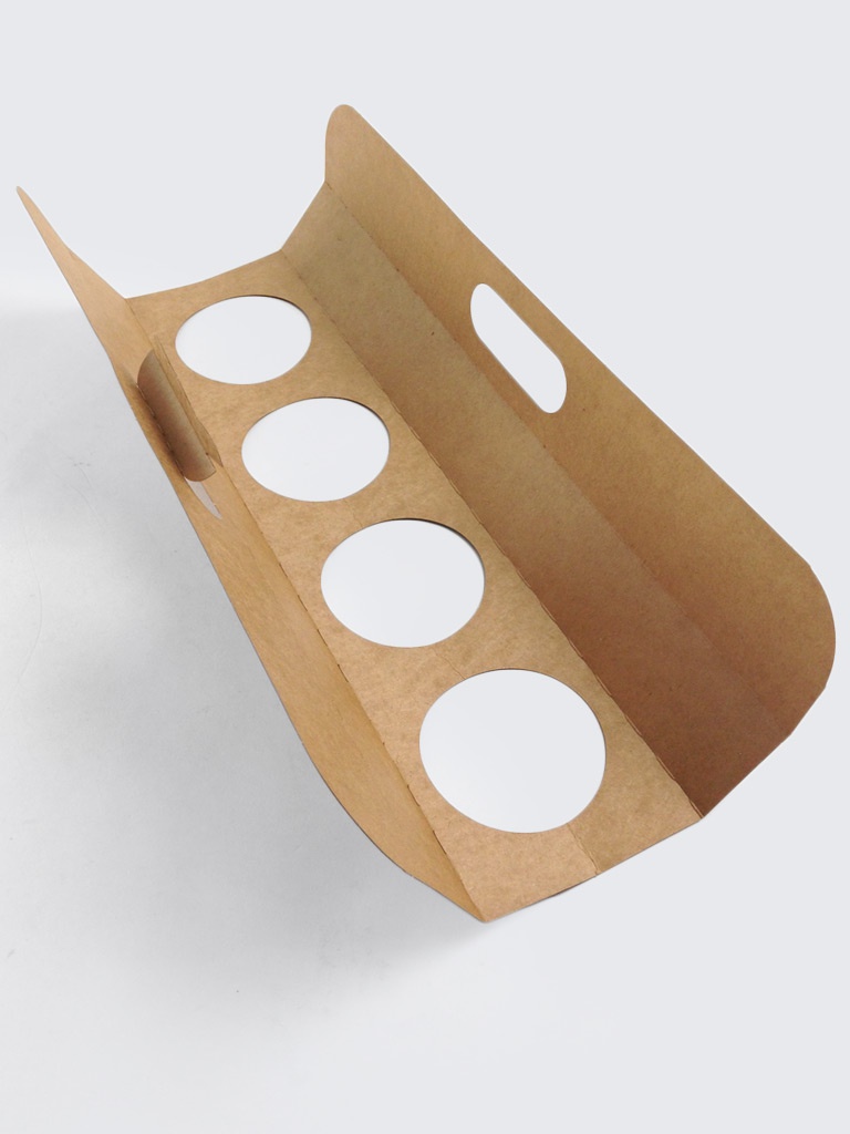 Portable 4 x Pint Carrier Tray