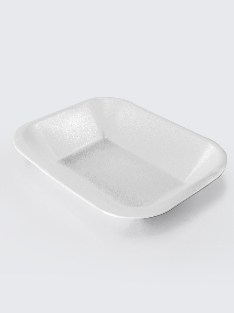 CT1 Size Small WHITE DISCOUNTED Takeaway Chip Shop Polystyrene Foam Tray 1-1000 