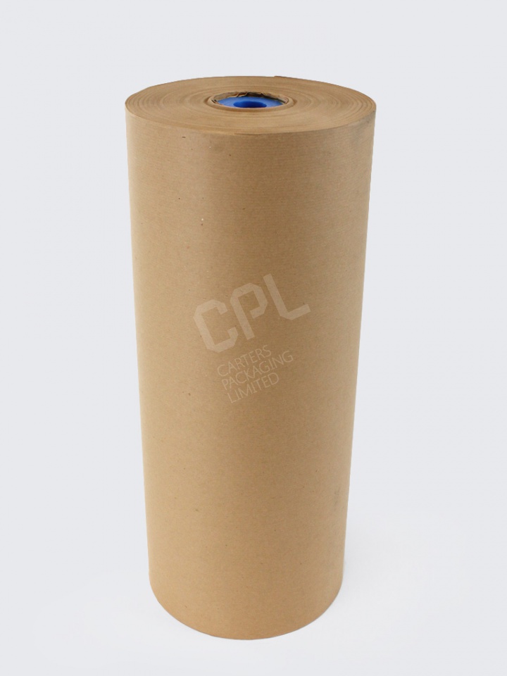 750mm x 25 meter - Greener Route Wrapping Imitatie Kraft Bruin Papierrol 70gsm- 1 rol - Milieuvriendelijk - Biologisch afbreekbaar, Composteerbaar, 100% Recyclebaar