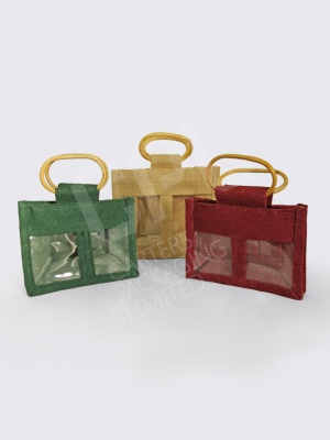 2 x Jar Jute Bags 2 x Jar Jute Bags