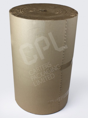 Large roll of Corrugated Cardboard