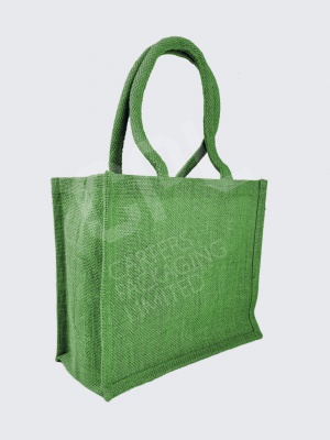 Mini Jute Bag in Green