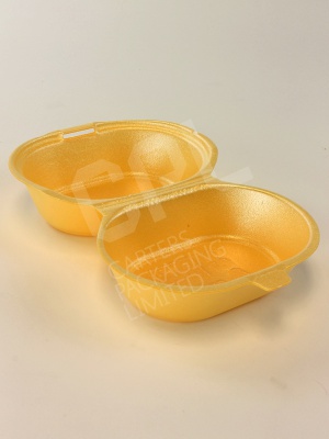 Disposable Potato Wedge Hinged Container
