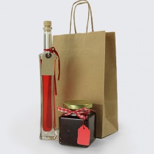 Brown Kraft Twist Handle Carrier Bags
