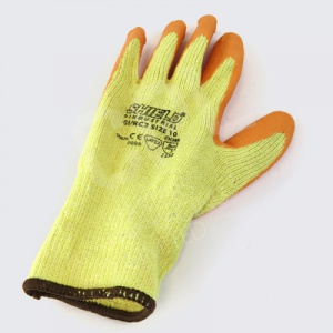 Polycotton Latex Coated Knitted Gloves