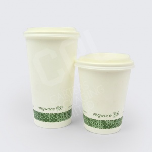 Vegware White SW Coffee Cups