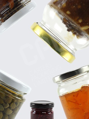 Food Jars | Round Glass Jar