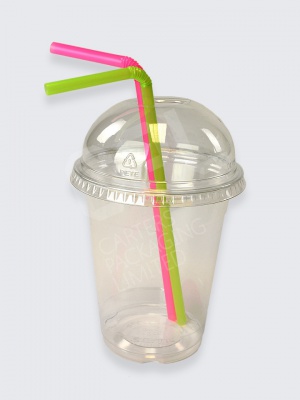 Smoothie Cups | Clear Plastic Dome Lids
