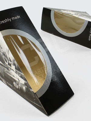 Sandwich Wedge | Printed 'FRESHLY MADE'