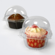 Cupcake Hinged Containers | Plastic Pods