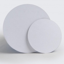 White Round Cake Cards/Boards