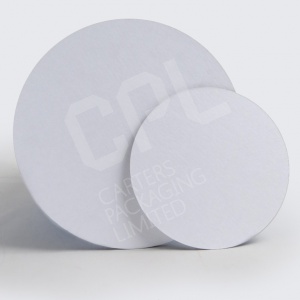 White Round Cake Cards/Boards