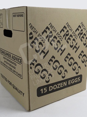 Printed Large Egg Boxes