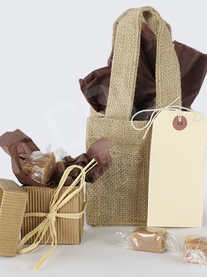 Micro Jute Bags: 5x5x5cm