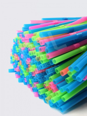 Jumbo Straws | Neon | Flexible Neck