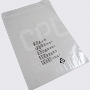 Perforated Polypropylene Bags | Printed Warning Notice