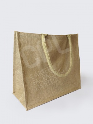 Rectangular Jute Shopper Bags