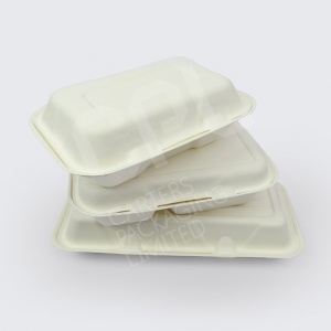 Vegware | Bagasse Clamshell Food Containers