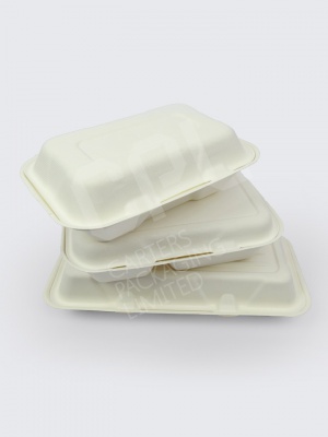 Vegware | Bagasse Clamshell Food Containers