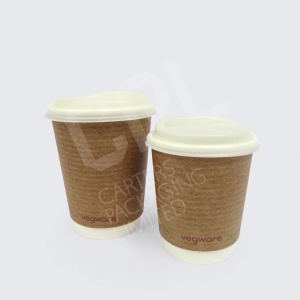 Vegware D/W Kraft Coffee Cups
