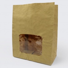 Vegware Kraft Window Bag