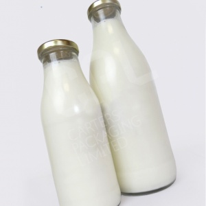 Glass Milk Bottles