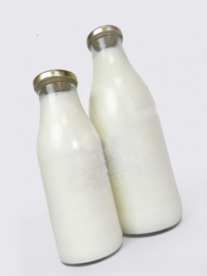 Glass Milk Bottles